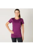 CAMISETA PUMA ESSENTIAL TEE FEMININA - Roxo CAMISETA PUMA ESSENTIAL TEE FEMININA - Roxo