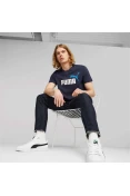 CAMISETA PUMA ESSENTIALS+ 2 COLOUR LOGO MASCULINA - Marinho