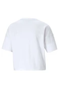 CAMISETA PUMA ESSENTIALS CROPPED SMALL LOGO FEMININO - Branco CAMISETA PUMA ESSENTIALS CROPPED SMALL LOGO FEMININO - Branco