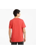 CAMISETA PUMA ESSENTIALS HEATHER MASCULINA - Vermelho CAMISETA PUMA ESSENTIALS HEATHER MASCULINA - Vermelho