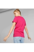CAMISETA PUMA ESSENTIALS LOGO FEMININA INFANTIL - Pink