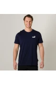 CAMISETA PUMA ESSENTIALS MASCULINA - Marinho CAMISETA PUMA ESSENTIALS MASCULINA - Marinho