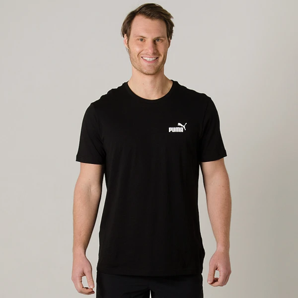 CAMISETA PUMA ESSENTIALS MASCULINA - Preto CAMISETA PUMA ESSENTIALS MASCULINA - Preto
