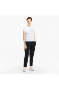 CAMISETA PUMA ESSENTIALS METALLIC LOGO FEMININA - Branco/prata CAMISETA PUMA ESSENTIALS METALLIC LOGO FEMININA - Branco/prata