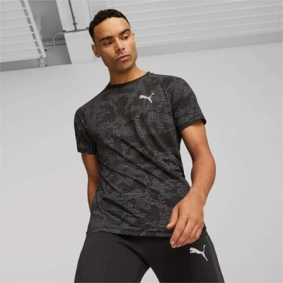 CAMISETA PUMA EVOSTRIPE AOP TEE MASCULINA - Preto