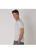 CAMISETA PUMA EVOSTRIPE SPACEKNIT TEE MASCULINA - Cinza CAMISETA PUMA EVOSTRIPE SPACEKNIT TEE MASCULINA - Cinza