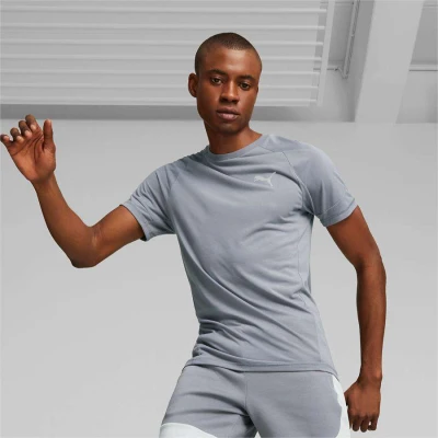 CAMISETA PUMA EVOSTRIPE TEE MASCULINA - Cinza