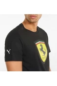 CAMISETA PUMA FERRARI RACE C BIG S TEE MASCULINA - Preto