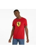 CAMISETA PUMA FERRARI RACE C BIG S TEE MASCULINA - Vermelho