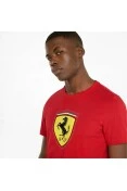 CAMISETA PUMA FERRARI RACE C BIG S TEE MASCULINA - Vermelho