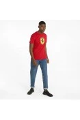 CAMISETA PUMA FERRARI RACE C BIG S TEE MASCULINA - Vermelho