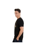 CAMISETA PUMA FOILL TEE MASCULINA - Preto/dourado CAMISETA PUMA FOILL TEE MASCULINA - Preto/dourado