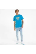 CAMISETA PUMA GRAPHIC TEE MASCULINA - Azul CAMISETA PUMA GRAPHIC TEE MASCULINA - Azul