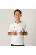 CAMISETA PUMA LIGA JERSEY CORE INFANTIL - Branco