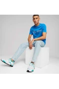 CAMISETA PUMA MAPF1 ESS LOGO TEE MASCULINA - Azul