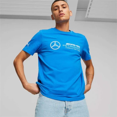 CAMISETA PUMA MAPF1 ESS LOGO TEE MASCULINA - Azul