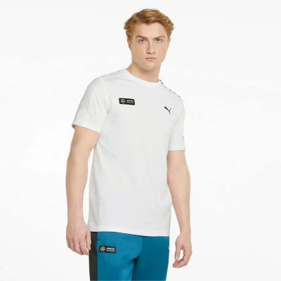 CAMISETA PUMA MERCEDES F1 T7 MASCULINA - Branco CAMISETA PUMA MERCEDES F1 T7 MASCULINA - Branco