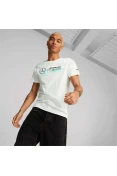 CAMISETA PUMA MERCEDES MAPF1 LOGO TEE MASCULINA - Branco