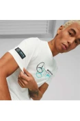 CAMISETA PUMA MERCEDES MAPF1 LOGO TEE MASCULINA - Branco