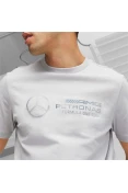 CAMISETA PUMA MERCEDES MAPF1 LOGO TEE MASCULINA - Cinza CAMISETA PUMA MERCEDES MAPF1 LOGO TEE MASCULINA - Cinza