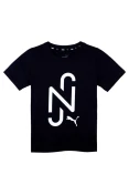 CAMISETA PUMA NEYMAR JR CASUALS TEE INFANTIL - Preto
