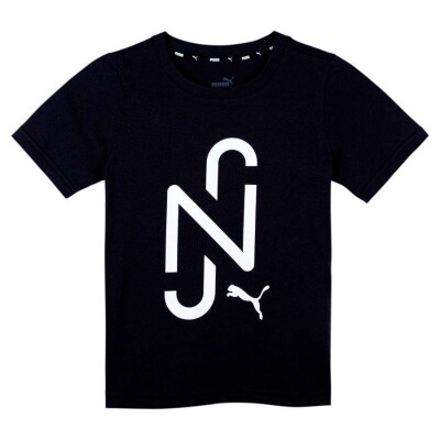 CAMISETA PUMA NEYMAR JR CASUALS TEE INFANTIL - Preto
