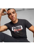 CAMISETA PUMA PERFORMANCE GRAPHIC SS MASCULINA - Preto