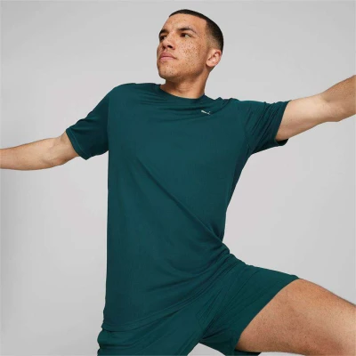 CAMISETA PUMA PERFORMANCE TEE MASCULINA - Verde CAMISETA PUMA PERFORMANCE TEE MASCULINA - Verde