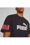 CAMISETA PUMA POWER COLORBLOCK TEE MASCULINA - Preto