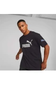CAMISETA PUMA POWER COLORBLOCK TEE MASCULINA - Preto