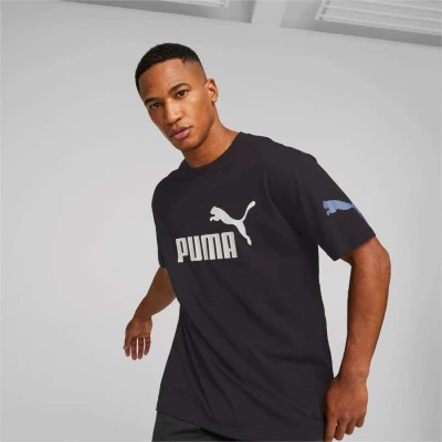 CAMISETA PUMA POWER COLORBLOCK TEE MASCULINA - Preto