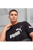 CAMISETA PUMA POWER COLORBLOCK TEE MASCULINA - Preto/grafite