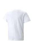 CAMISETA PUMA POWER TAPE TEE INFANTIL - Branco/preto
