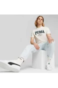 CAMISETA PUMA PUMA SQUAD TEE MASCULINA - Bege CAMISETA PUMA PUMA SQUAD TEE MASCULINA - Bege