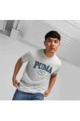 CAMISETA PUMA PUMA SQUAD TEE MASCULINA - Cinza CAMISETA PUMA PUMA SQUAD TEE MASCULINA - Cinza