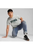 CAMISETA PUMA PUMA SQUAD TEE MASCULINA - Cinza CAMISETA PUMA PUMA SQUAD TEE MASCULINA - Cinza