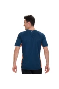 CAMISETA PUMA RUNNING S/S TEE MASCULINA - Marinho/laranja CAMISETA PUMA RUNNING S/S TEE MASCULINA - Marinho/laranja