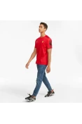 CAMISETA PUMA SCUDERIA FERRARI RACE T7 MASCULINA - Vermelho CAMISETA PUMA SCUDERIA FERRARI RACE T7 MASCULINA - Vermelho