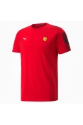 CAMISETA PUMA SCUDERIA FERRARI RACE T7 MASCULINA - Vermelho CAMISETA PUMA SCUDERIA FERRARI RACE T7 MASCULINA - Vermelho