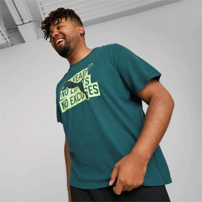 CAMISETA PUMA SLOGAN CAT TEE MASCULINA - Verde CAMISETA PUMA SLOGAN CAT TEE MASCULINA - Verde