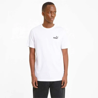 CAMISETA PUMA SMALL LOGO TEE MASCULINA - Branco CAMISETA PUMA SMALL LOGO TEE MASCULINA - Branco