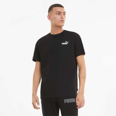 CAMISETA PUMA SMALL LOGO TEE MASCULINA - Preto CAMISETA PUMA SMALL LOGO TEE MASCULINA - Preto
