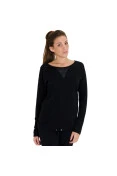 CAMISETA PUMA STYLE BETTER LIGHTWEIGHT MANGA LONGA FEMININA - Preto