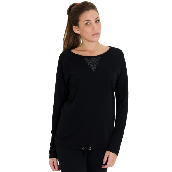 CAMISETA PUMA STYLE BETTER LIGHTWEIGHT MANGA LONGA FEMININA - Preto