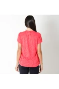 CAMISETA PUMA TRANSITION BURN OUT TEE FEMININA - Pink CAMISETA PUMA TRANSITION BURN OUT TEE FEMININA - Pink