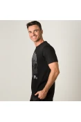 CAMISETA PUMA WAVES GRAPHIC MASCULINA - Preto