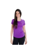 CAMISETA PUMA WT ESSENTIAL TEE FEMININA - Roxo CAMISETA PUMA WT ESSENTIAL TEE FEMININA - Roxo