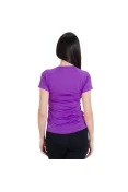 CAMISETA PUMA WT ESSENTIAL TEE FEMININA - Roxo CAMISETA PUMA WT ESSENTIAL TEE FEMININA - Roxo