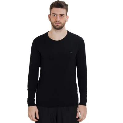CAMISETA RAINHA BANFF MANGA LONGA MASCULINA - Preto