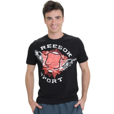 CAMISETA REEBOK SPORT - Preto